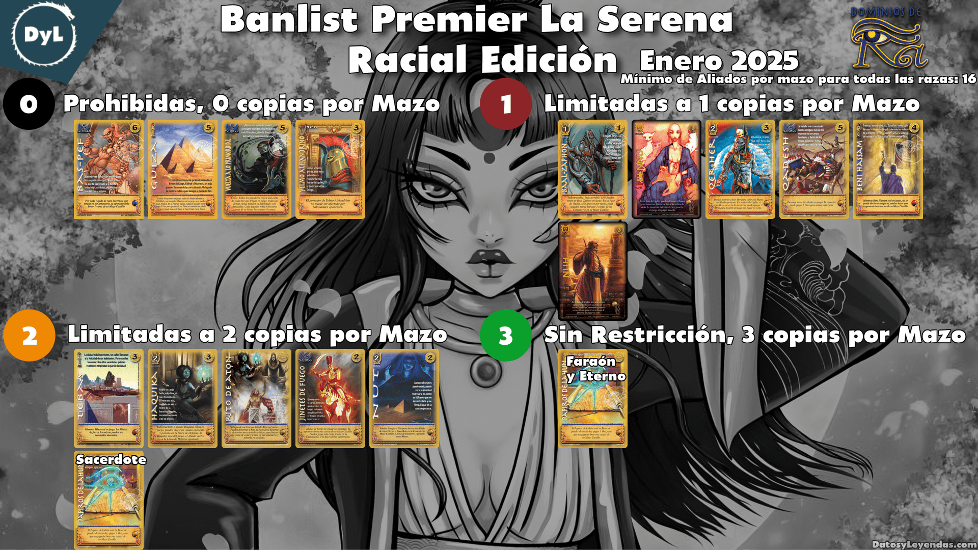 Banlist Dominios de Ra - Torneo Regional La Serena